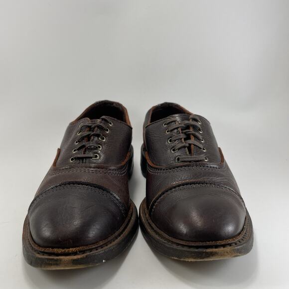 Allen Edmonds Overlord Cap Toe Oxford Dress Shoes Brown Leather Mens 7.5D USA main image 8